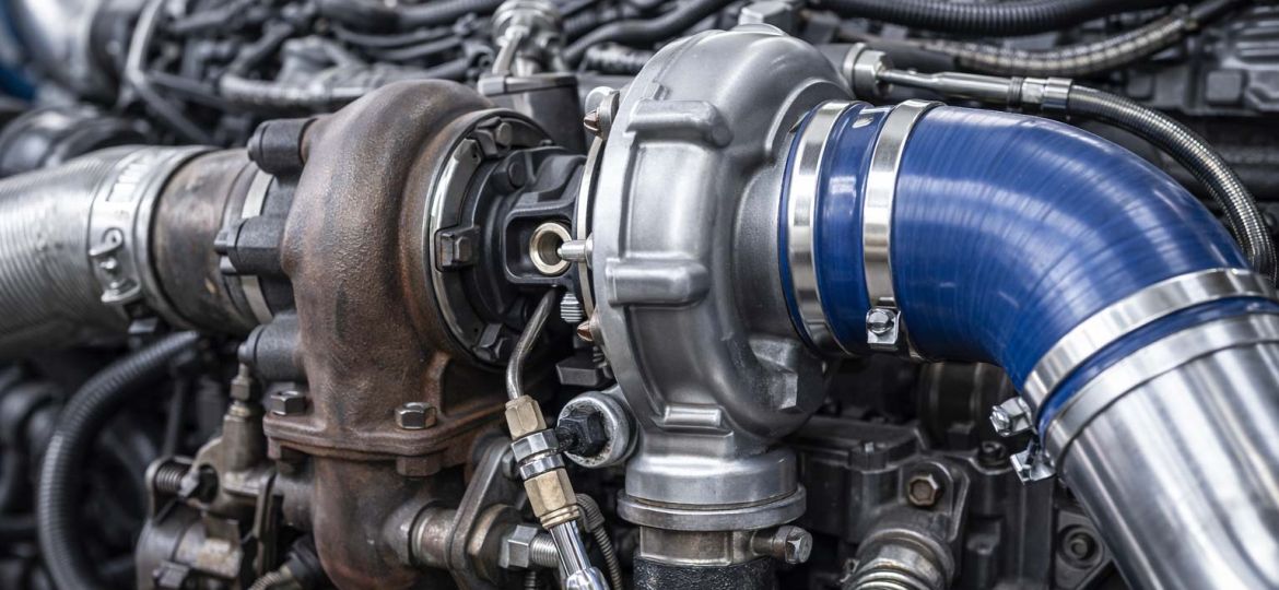 Compresor-turboalimentador-en-motor-diésel