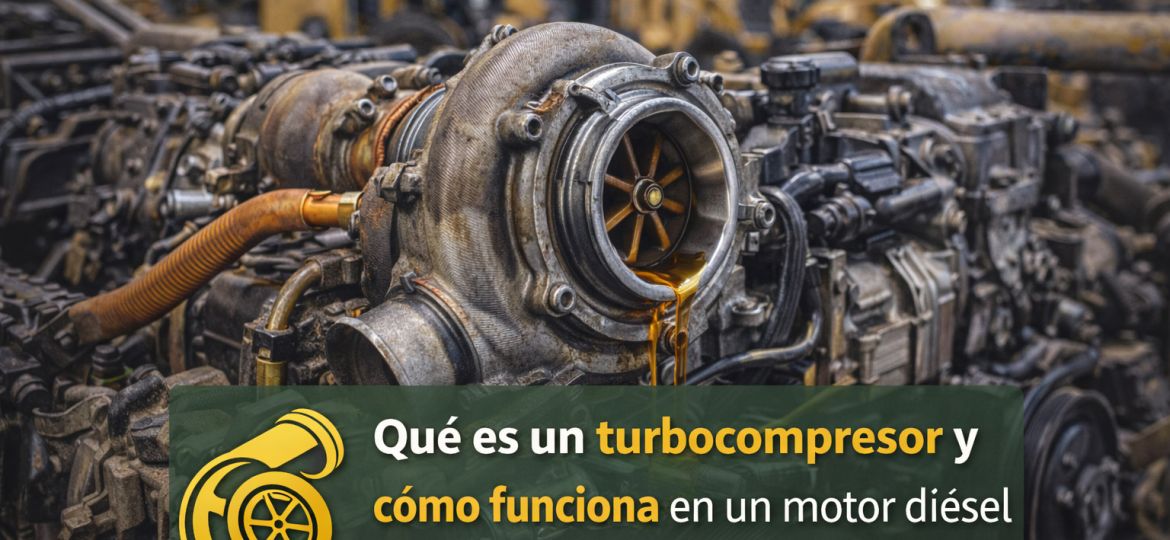 Cómo funciona un turbocompresor en un motor diésel