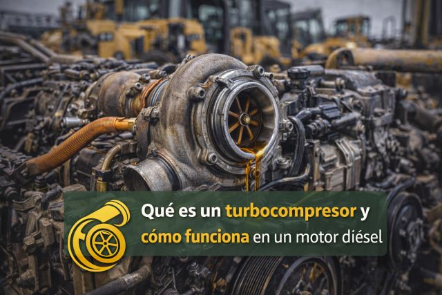 Cómo funciona un turbocompresor en un motor diésel